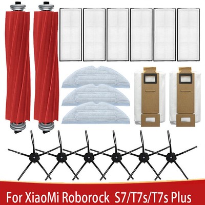Zubehör für Roborock S7/ S7 +/S7 Plus/S7 Max/T7S/T7S Plus/Hauptbürste Filter Mop