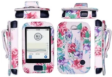 Fitted Leather Case with Screen Protector for Dexcom Receiver G6 CGM