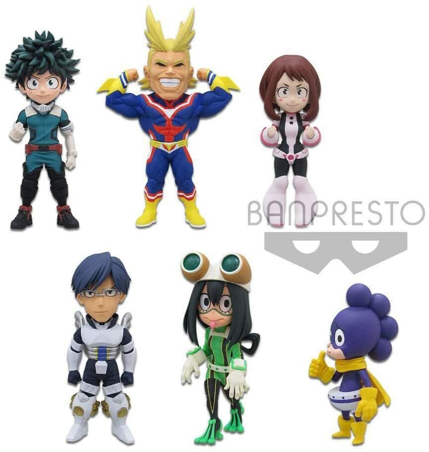 Banpresto My Hero Academia World Collectable Figure WCF Set