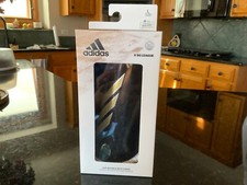 ADIDAS X SG League Slip In With Sleeve Shin Guards Black and Gold