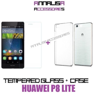 Huawei P8 Lite 2015 HD 9H Tempered Glass Display Clear Protection Anti Scratch e