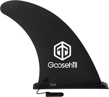 Goosehill 9" SUP Fin, Inflatable Paddle Board Fin Replacement, Quick Release Sli