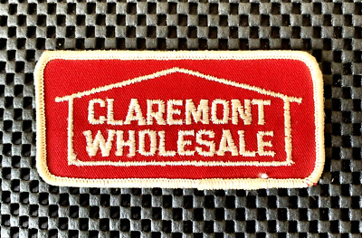 CLAREMONT WHOLESALE EMBROIDERED SEW ON ONLY PATCH BUILDING SUPPLY 4 1/4 x 2'' NOS