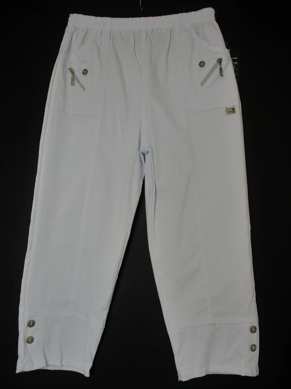 Cotton Mix Ladies Cropped Trousers Pockets 9 Colours Sizes:12 14 16 18 20 22 24
Opens in a new windo