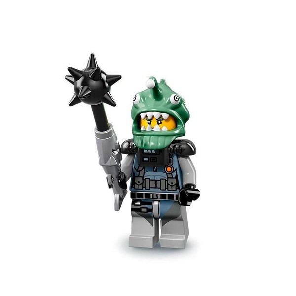 Original Lego Minifiguren 71019 Das Ninjago Film - Angler ( Army Shark )-image