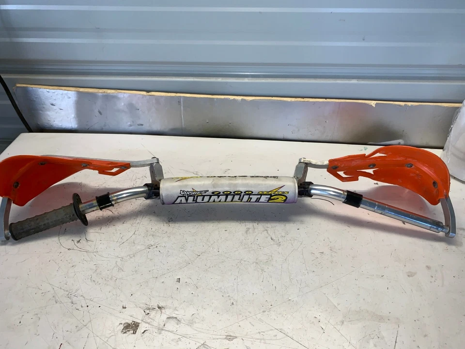 2001 97-04 YAMAHA WR250F DOUBLE WALL HANDLEBAR SAFETY HANDS RAILS. - Image 3 of 4