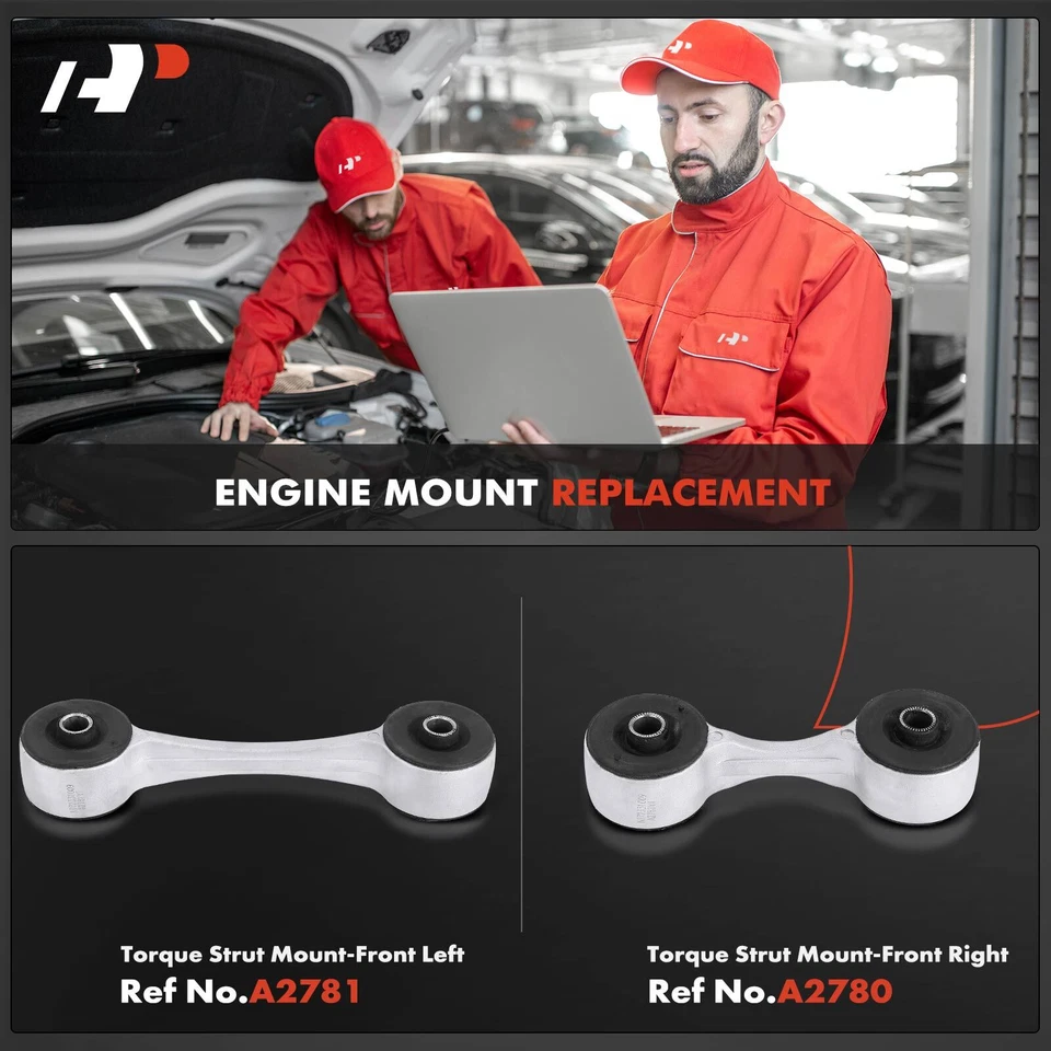 Soporte de puntal de par 2 piezas para Cadillac DeVille 1994-1999 Eldorado 1993-2002 4,6 L Foto 2 de 4