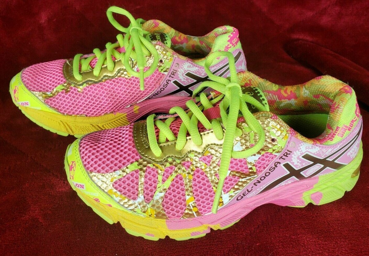 Asics Gel-Noosa Tri Running Sneakers Breast Cancer Ribbon Kids