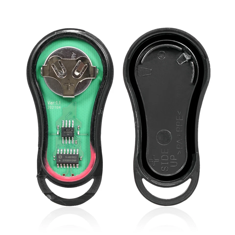 2 para Dodge Ram 1500 2500 3500 2002 2003 2004 2005 mando a distancia para coche sin llave + llave Foto 4 de 4