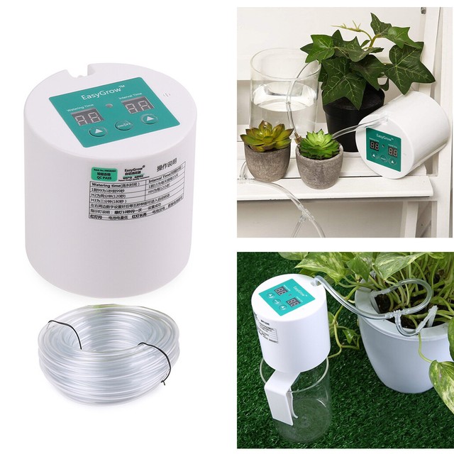 Automatic Drip Irrigation Plant Kit Self Watering Can Timer System Indoor Garden For Sale Online Ebay