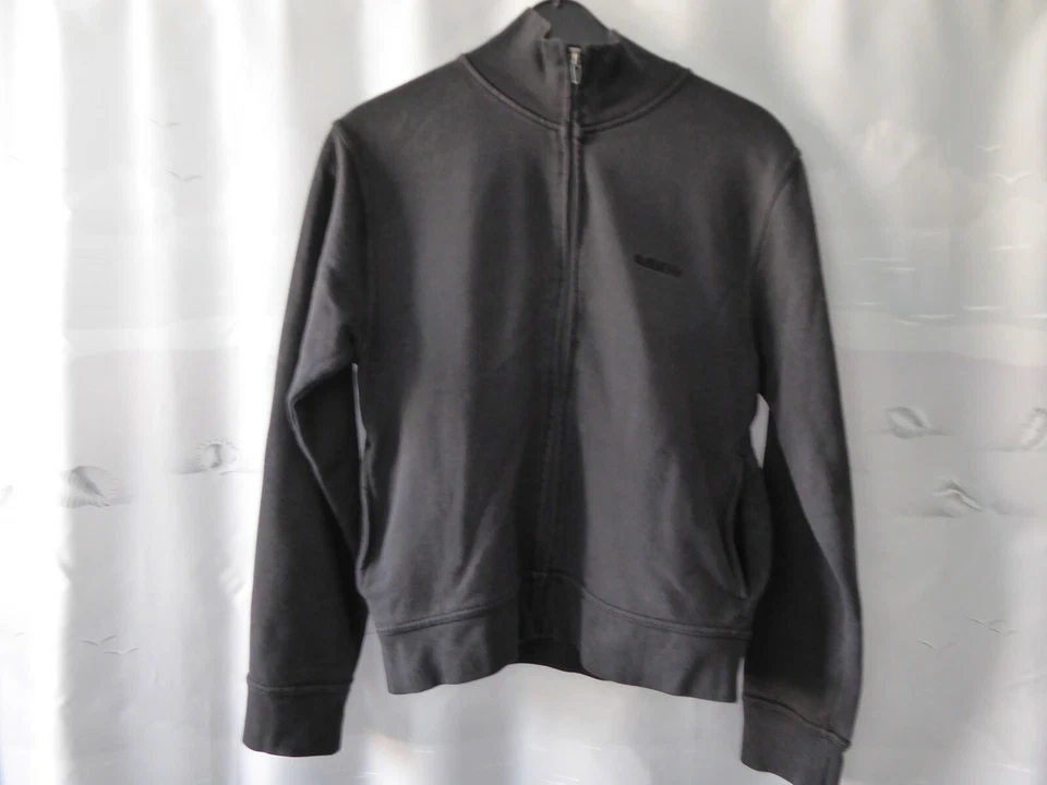 NEU "SMOG" Damen Pullover Gr M Schwarz Sport Freizeit Taschen StoffMix Reißversc - Bild 2 von 4