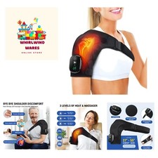 Heated Shoulder Brace for Women Men, Shoulder Massager Shoulder Heating Pad f...