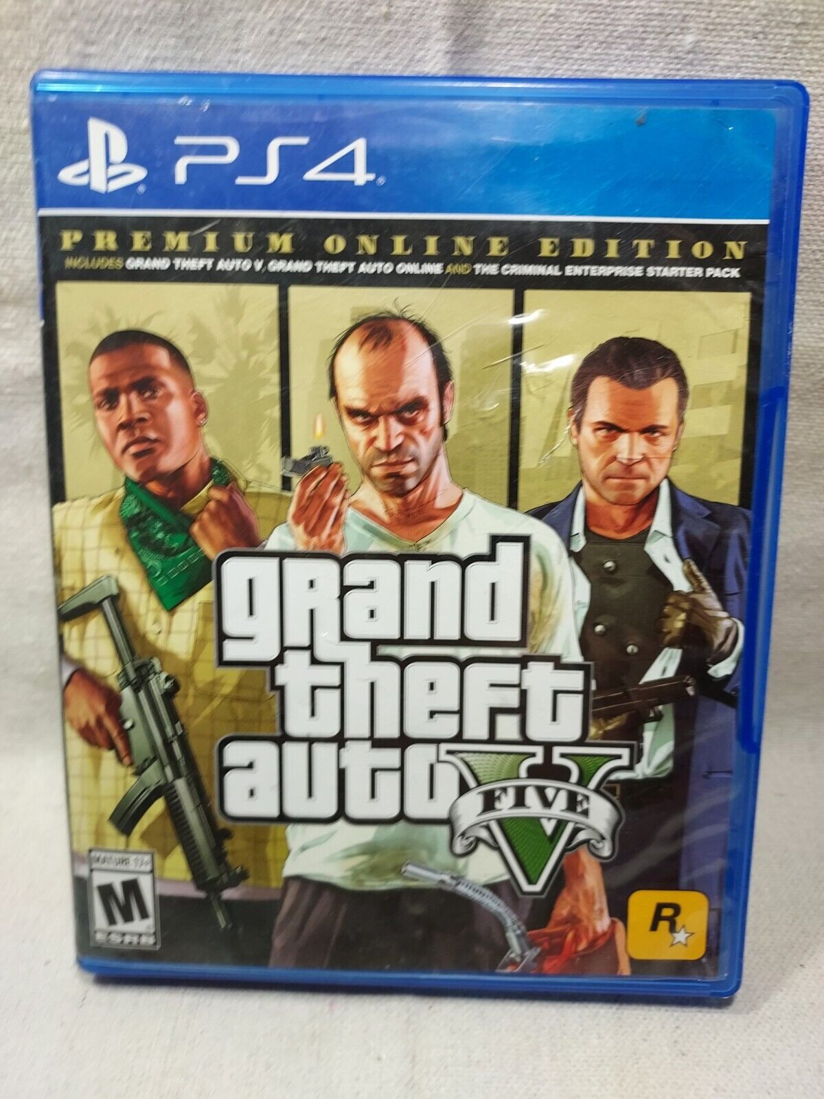  Grand Theft Auto V - Premium Online Edition (PS4) : Video Games