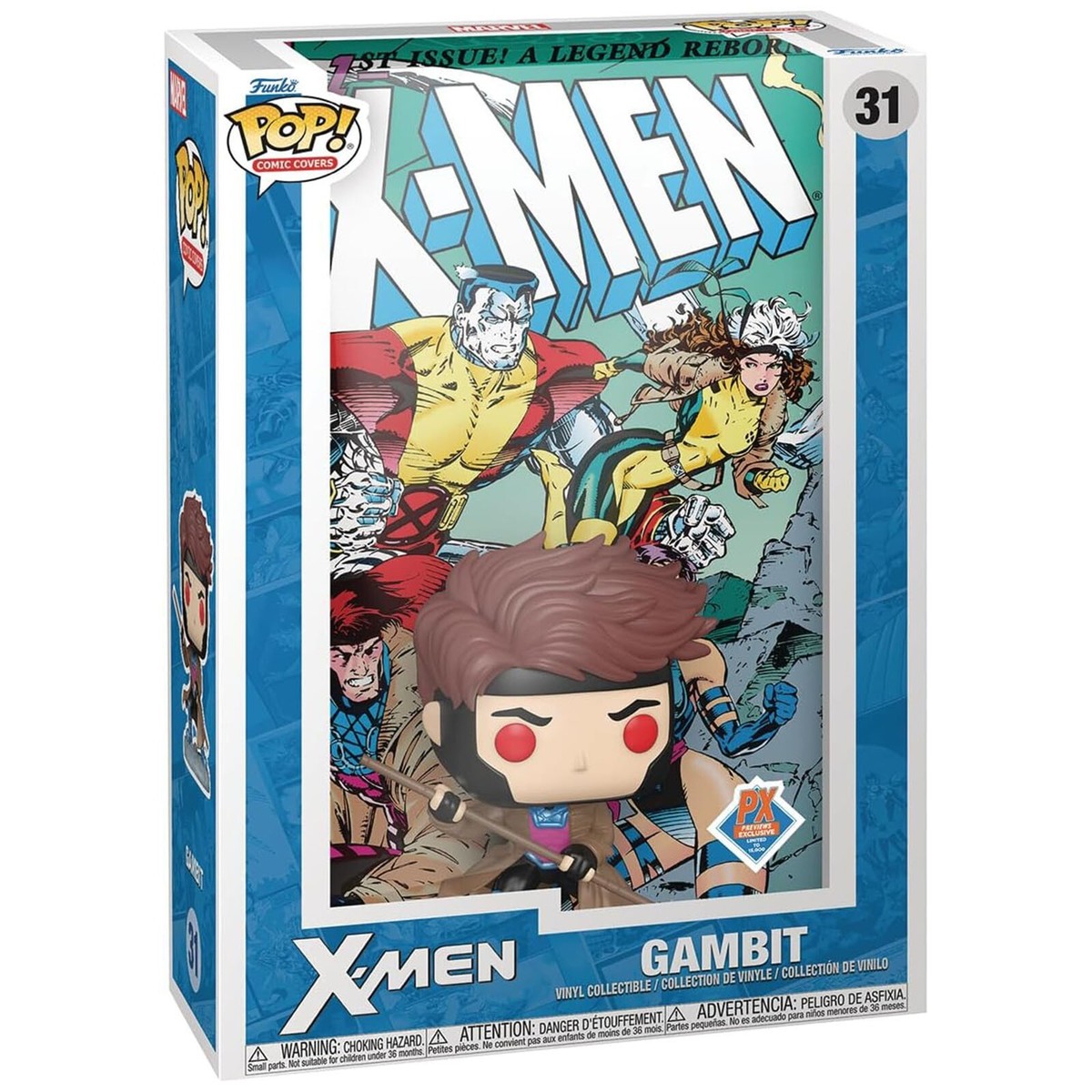 Funko POP! X-Men セット Funko X-Men PX POP Comic Covers Gambit Figure Set NEW IN