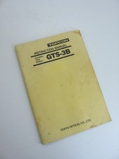 Topcon Istruzioni Manuale Geodetico Totale Stazione GTS-3B