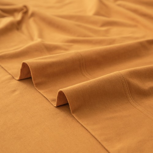 Ultra Soft Jersey T-Shirt Cotton Deep Pocket Sheets Set 4pc Bedding Q/K/F/T/CK - Picture 83 of 182