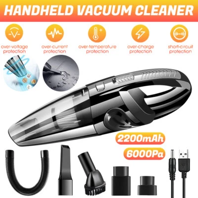 29000Pa Peak Cordless Hand Held Vacuum Cleaner Portable Car Auto Home Wireless