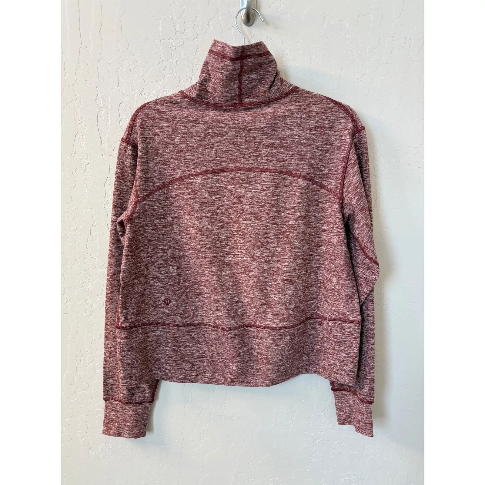 lululemon ready to rulu fleece cropped heathered savannah hoodie