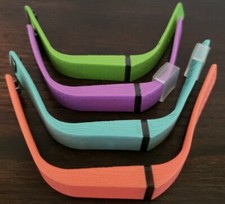 Four 4 Silicone Straps Fitbit Flex  Multi Color  Small Replacement Bands -3