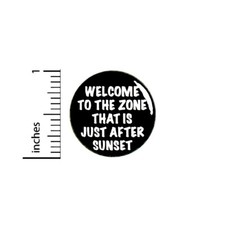 Funny Play On Words Button Pin Badge for Backpacks or Jackets Weird 1 Inch 88-17