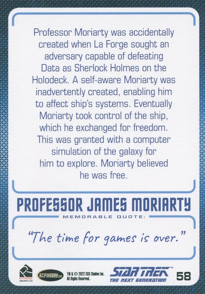 A high-resolution Moriarty poster symbolizing sacrifice and burning bridges