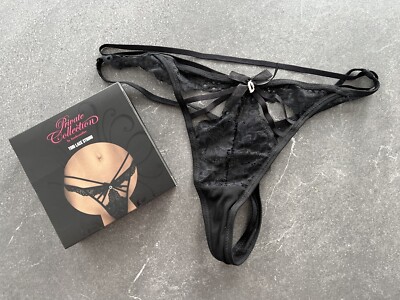 Schwarzer String Tanga von Hunkemöller Private Gr. M NEU