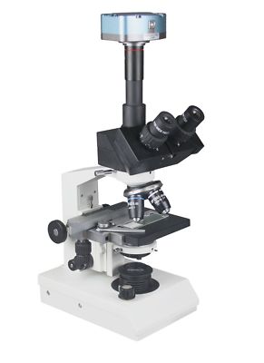 Radical 2500x Biology Medical Compound Doctor Trinocular Microscope W 5mp
