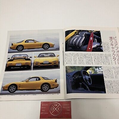 Mazda Efini RX-7 JDM Gold CarTop Magazine Vintage 1992 93-95 Mazda Efini RX-7 JDM Gold CarTop Magazine Vintage 1992 93-95