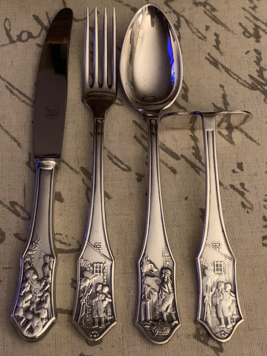 Berndorf GRIMM MARCHEN Children's Cutlery Set In 90g Silver Plate
