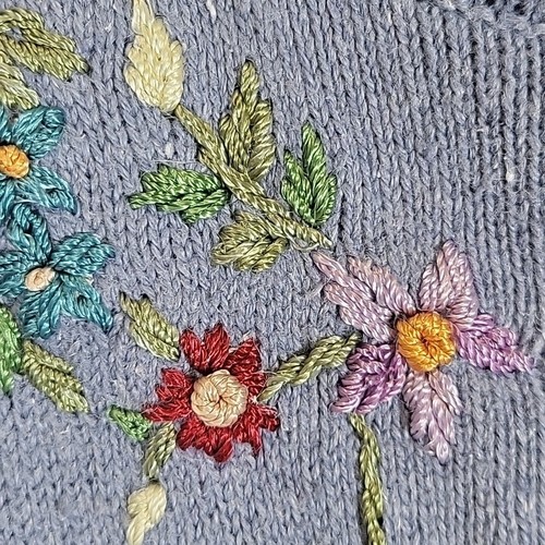 Pullover Tiara Vintage Blau Größe L - Bild 3 von 7