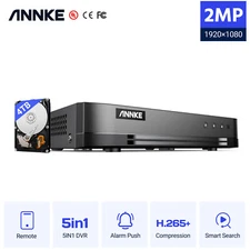 ANNKE 16CH 1080P Lite DVR CCTV Security Video Recorder for Camera System H.265+