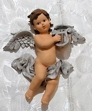 Angelo In Ceramica Con Liuta