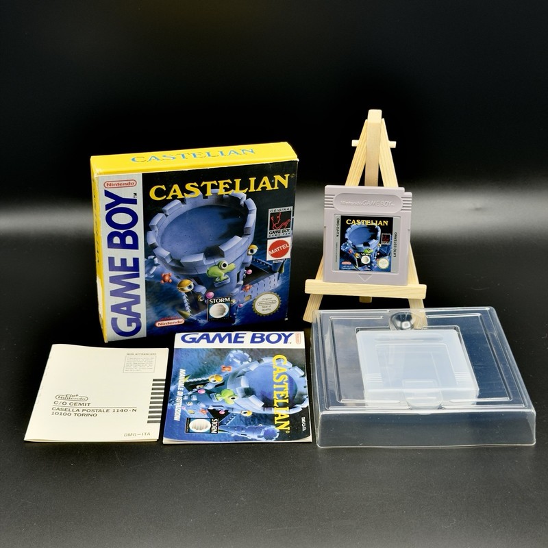 CASTELIAN GAME NINTENDO GAME BOY PAL ITALIAN MATTEL COMPLETE RARE ITA CIB
