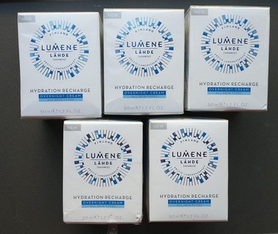 5 Lumene Lahde Hydration Recharge Overnight Cream All Skin Types 1 Loose Plastic