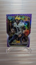 2022 Bowman U Chrome Purple Shimmer Refractor JJ McCarthy #48 1o0y