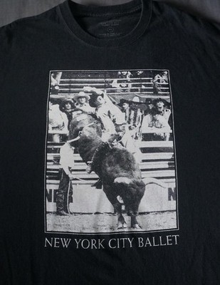 New York City Ballet Shirt Mens XL Black Fantasy Explosion Rodeo Graphic Tee