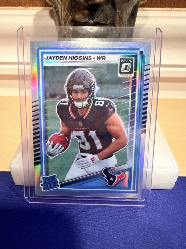 2025 Panini Donruss Optic - Rated Rookie Jayden Higgins #225 Holo Prizm (RC)