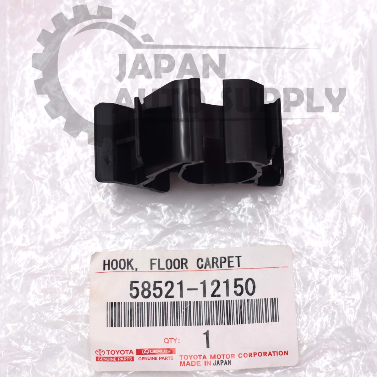OEM GENUINE TOYOTA 13-18 RAV4 | 14-19 COROLLA FLOOR CARPET HOOK