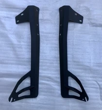 52-50'' Windshield LED Light Bar+2Pods Mount Brackets for Jeep Wrangler JK 07-18