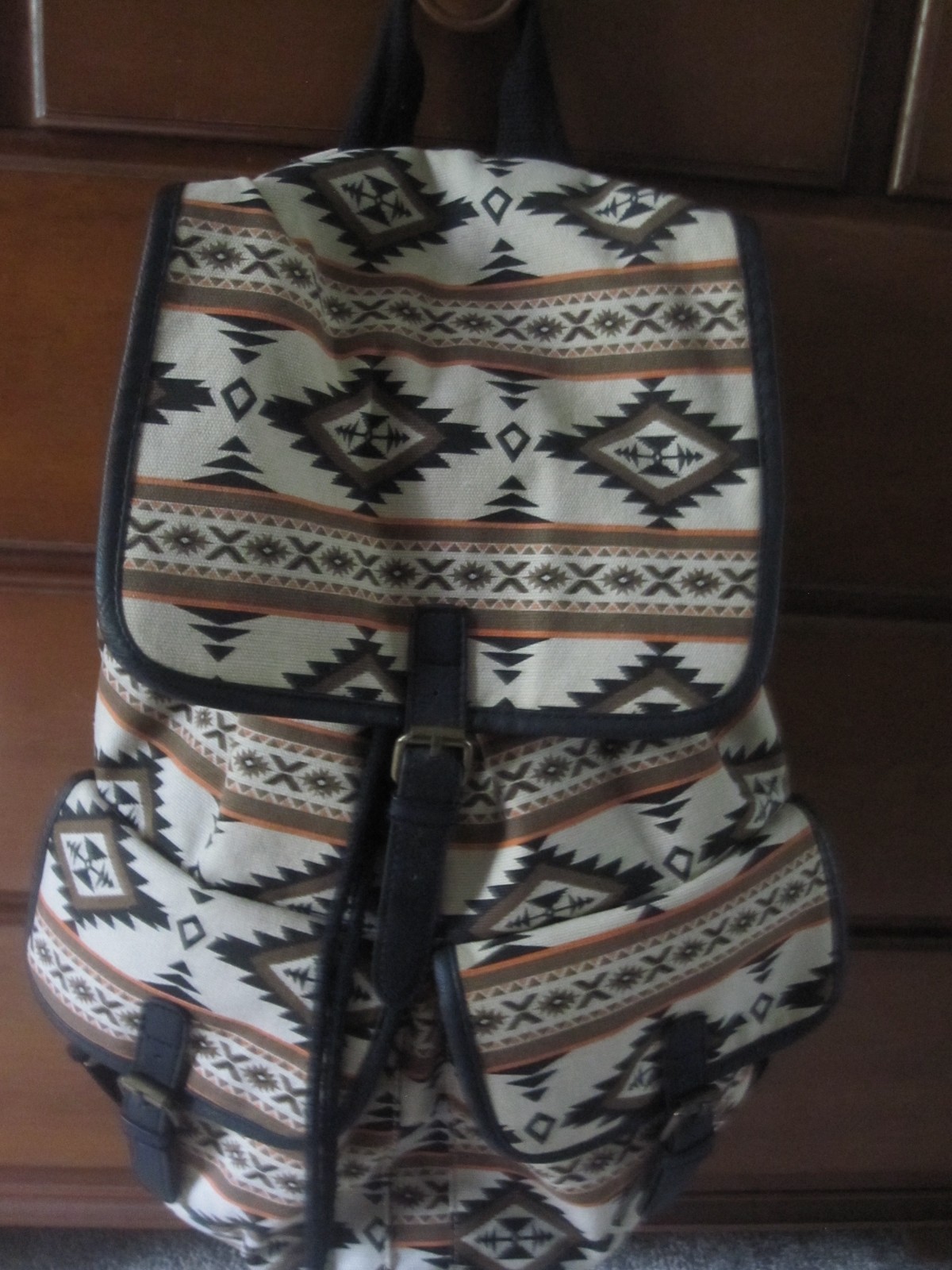 MUDD Southwest Aztec Pattern Backpack - image 1