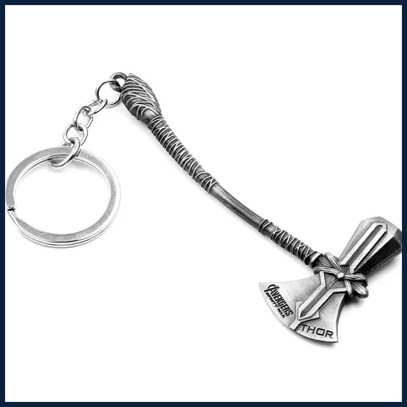 Metal Axe Keychain Bag Cosplay Superhero