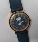 Vintage Timex Snoopy Tennis Watch 86218 10479 Denim Mystery Ball - Running!
