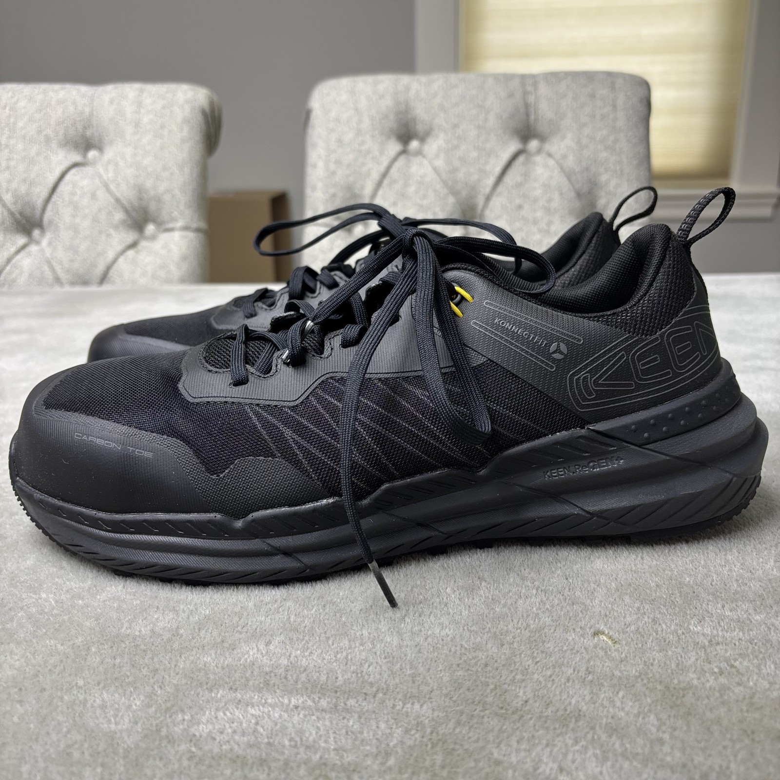 Scarpe da lavoro Keen Utility uomo taglia 9EE punta in carbonio antiscivolo Speedworks EH