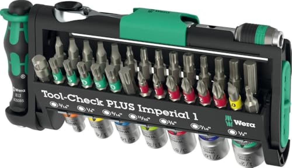 Wera 05056491001 Tool-Check PLUS Imperial Set 39pz - Spedizione Rapida