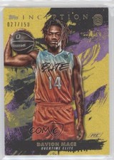 2021-22 Topps Inception OTE Overtime Elite Yellow 27/150 Davion Mace #28 13na