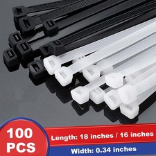 Heavy Duty Nylon Universal Cable Tie Buckle Self Locking Nylon Zip Ties Holder