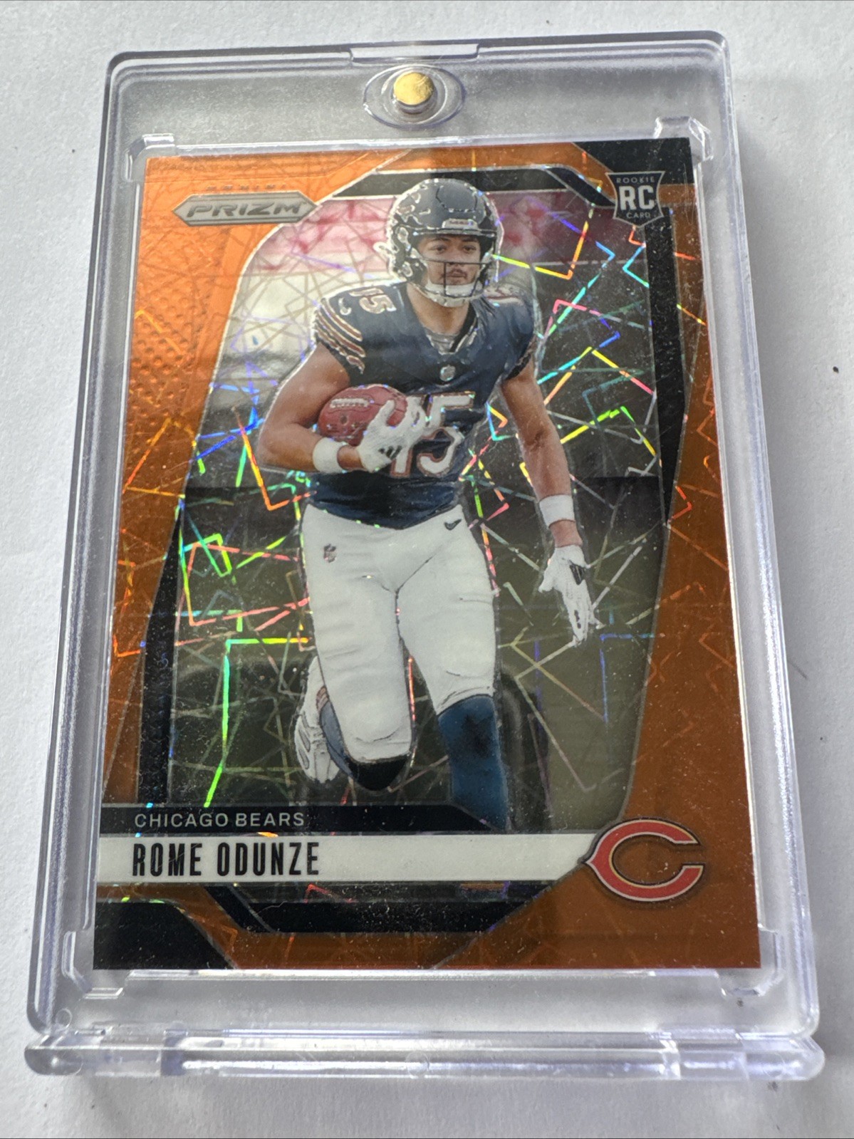 2024 Panini Prizm - Rookies Rome Odunze #385 Lazer Prizm (RC)