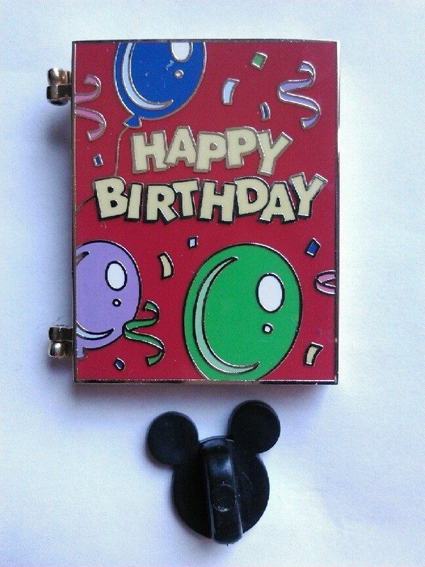 DISNEY PIN / “HAPPY BIRTHDAY FROM YOUR PALS” GOODY, DONALD, MICKEY / LE 3000