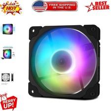 Ultra-Quiet 120mm High Airflow PC Fan - ARGB Lighting for Stylish Builds