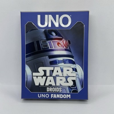 UNO Fandom Star Wars The Droids Card Game w/Foil Card Collectible Edition Sealed